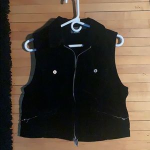 Black fashion vest - GOOD condition